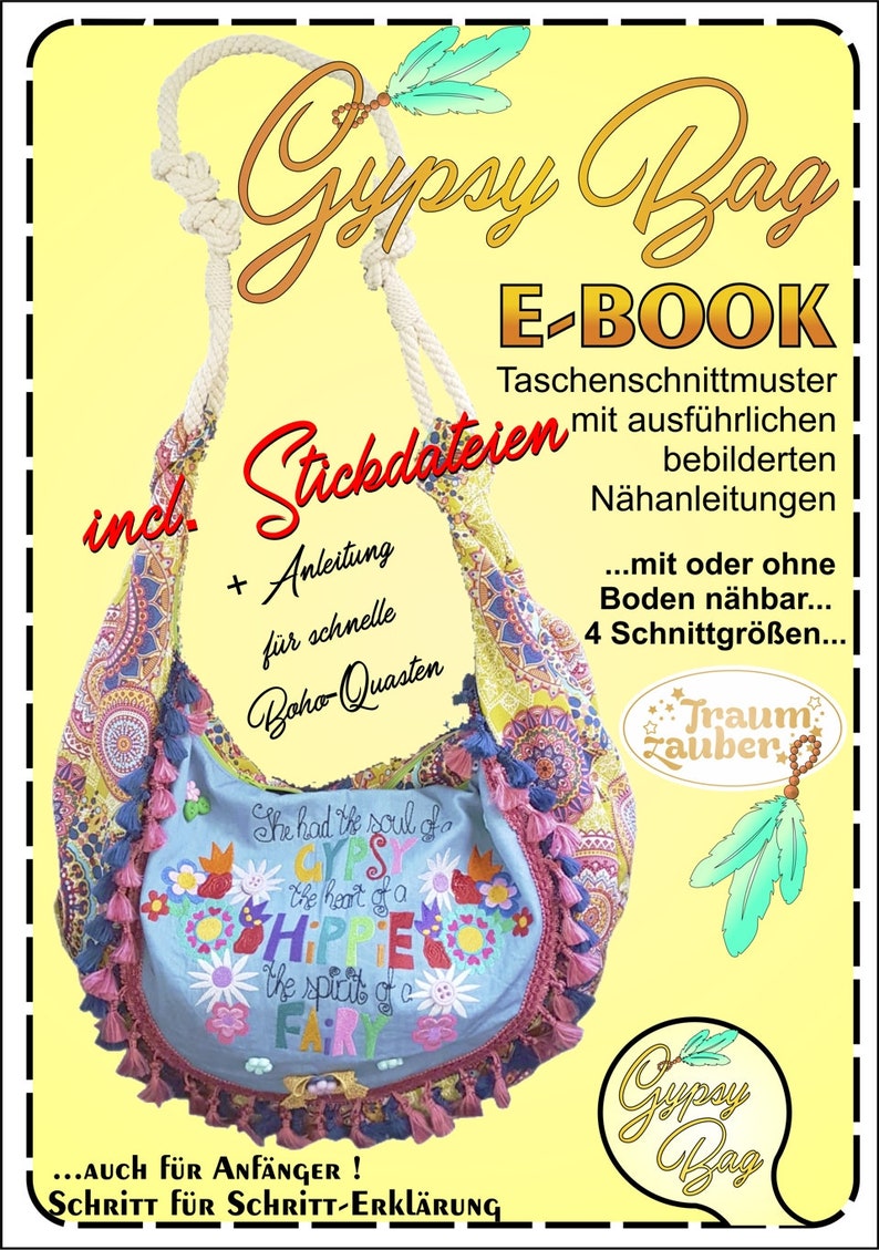 Gypsy-Bag e-book including 4 cut sizes image 1