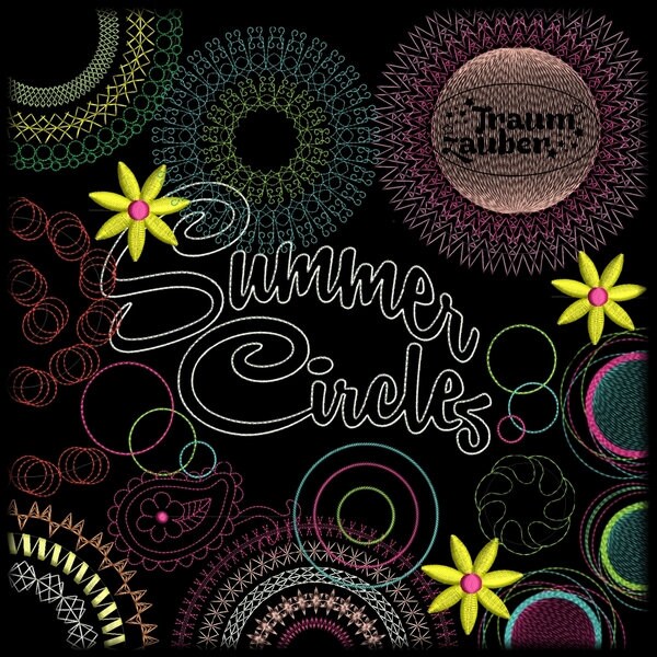 Summer-Circles" - für den 20x26 cm Rahmen