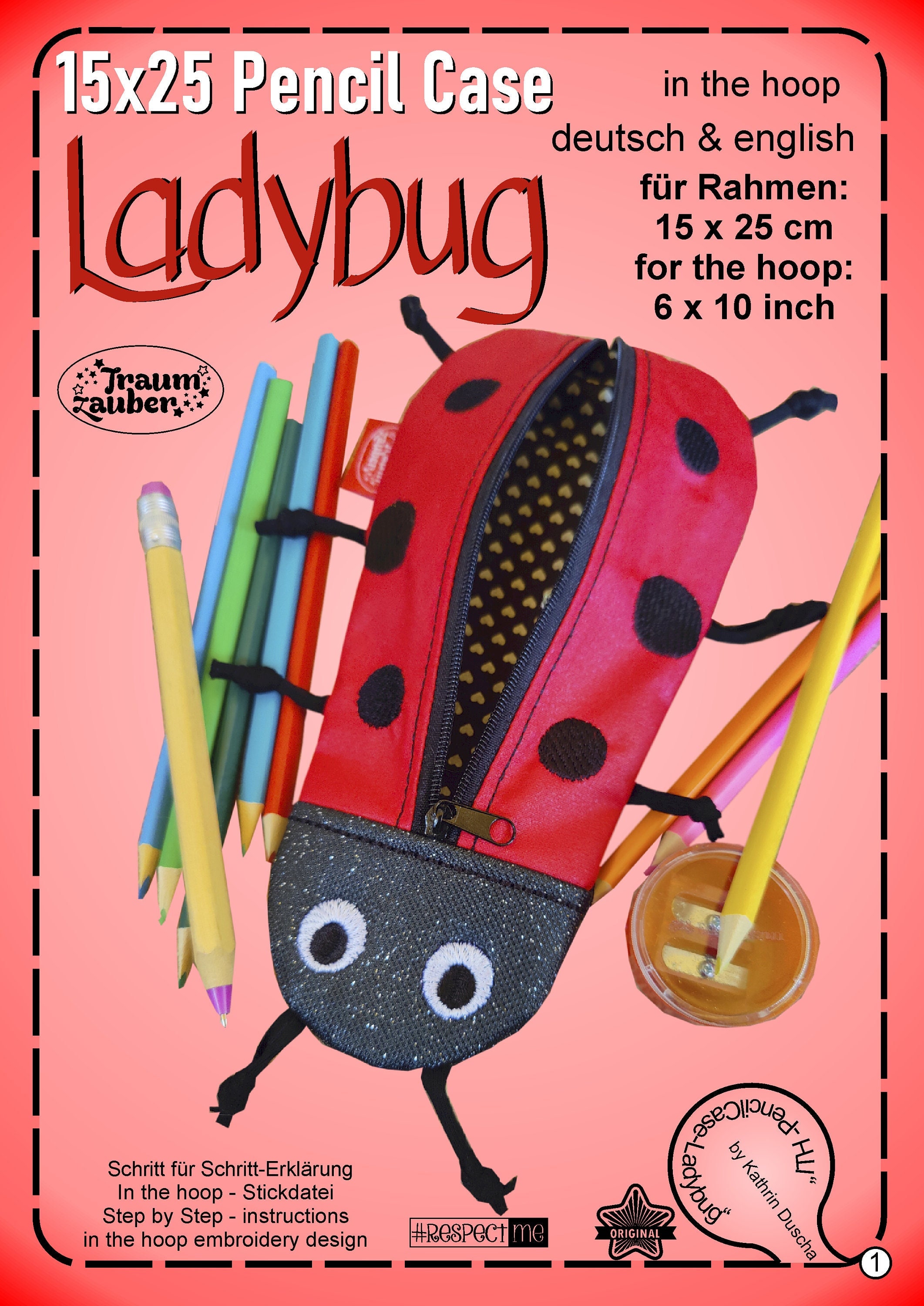 Ladybug Pencil Pouch Ladybug Pencil Pouch