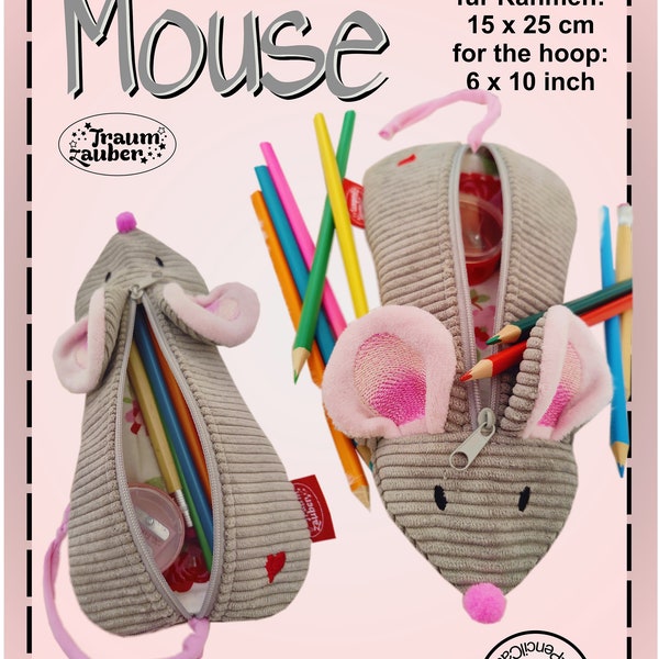 Trousse 15 x 25 cm - 6 x 10 pouces Souris ITH