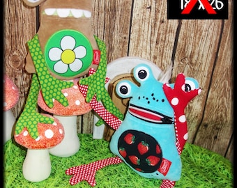 Chatterbox Monster Jolly" - taille du cadre 13 x 18