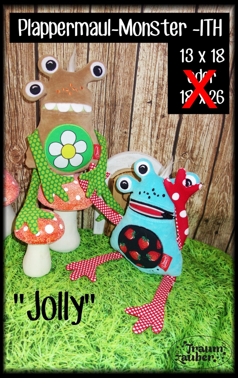 Chatterbox Monster Jolly taille du cadre 13 x 18 image 1