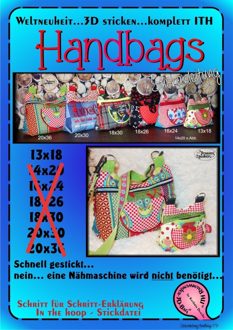 ITH-3D-Handbag 13x18 Stickdatei Bild 5