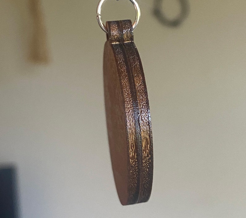 Wooden Tree of Life Keychain: Boho Rustic Charm - Etsy