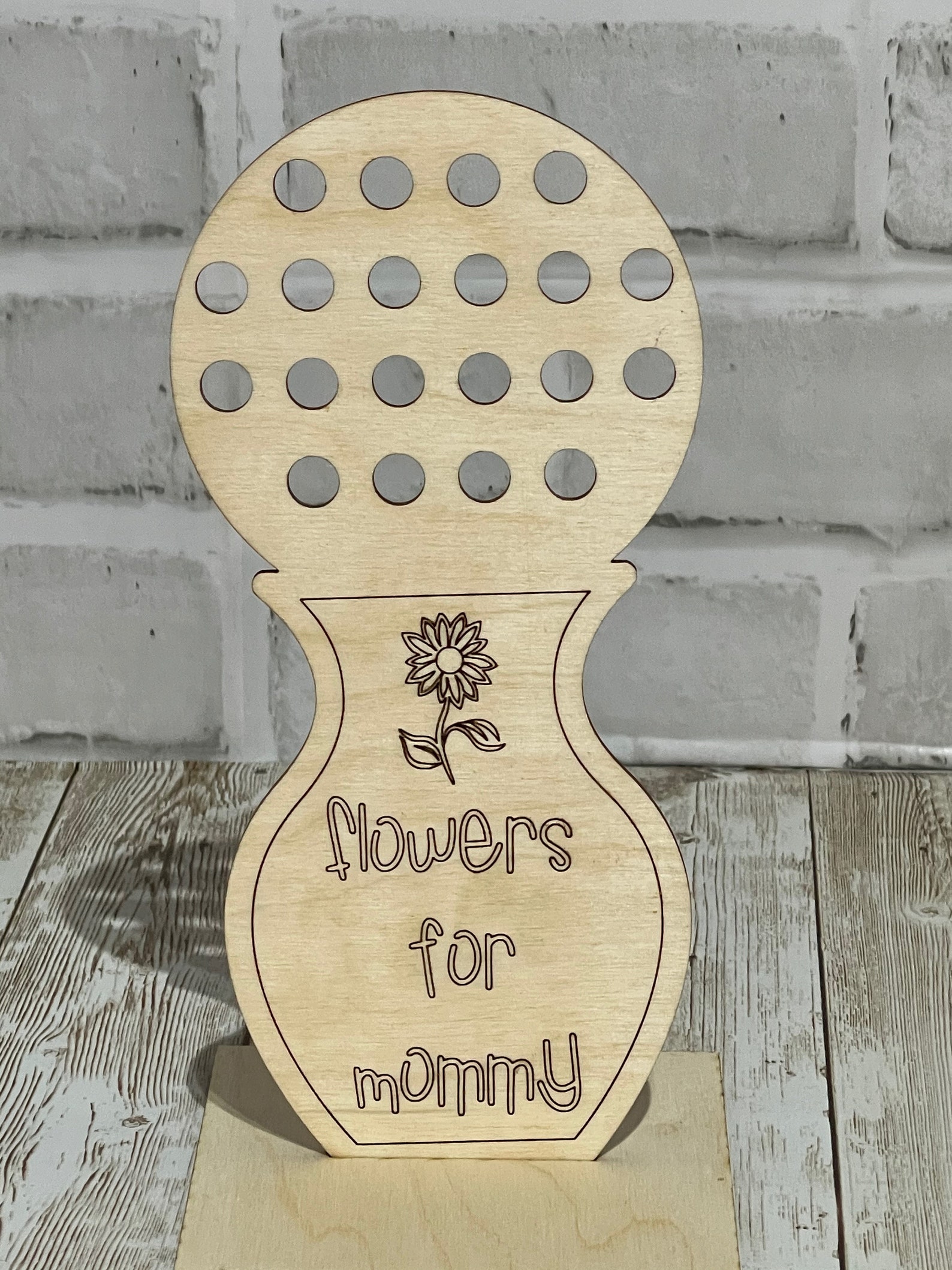 Flowers for Mommy Flower Holder Handpicked Flower Holder Etsy