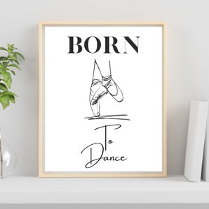Born to dance A4 png design