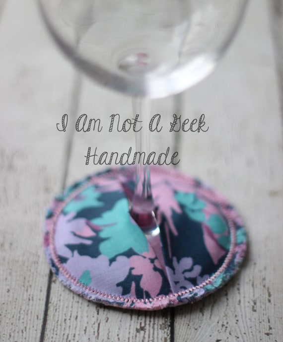 In the hoop Wine Glass Coaster Wine Glass Slipper Embroidery Etsy