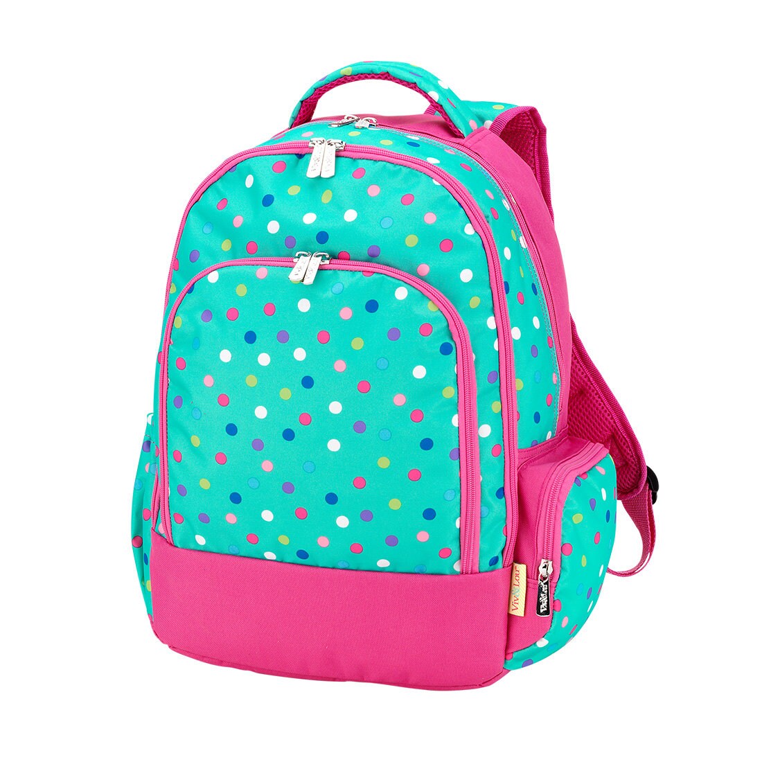 girl monogram book bags