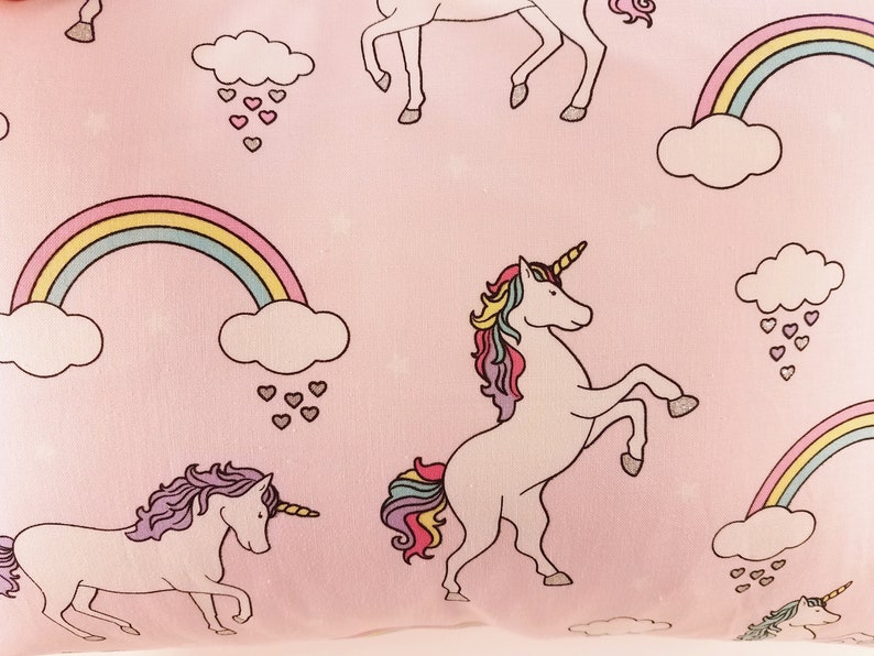TODDLERTRAVEL Personalized Unicorn Pillow Case Big Sister Gift Adoption Day Gift Daycare Preschool