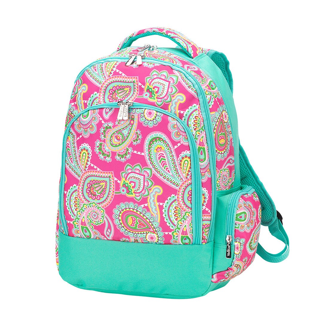 girl monogram book bags