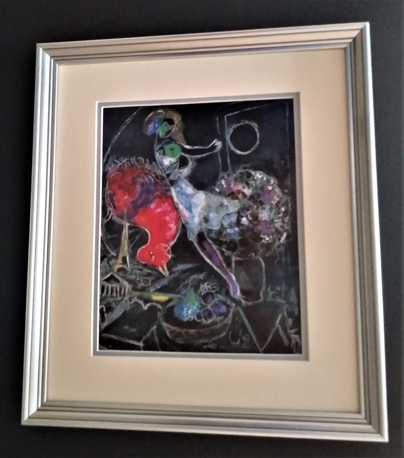 Marc Chagall Night Vintage Framed Art
