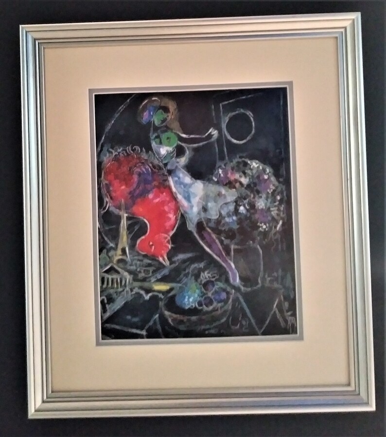 Marc Chagall Night Vintage Framed Art