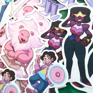 Steven Universe Crystal Gems Stickers