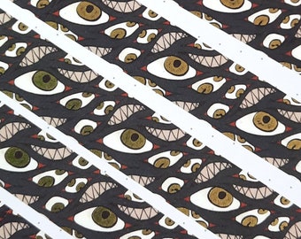 Spooky Eyes Foil Washi Tape