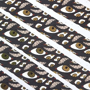 Spooky Eyes Foil Washi Tape