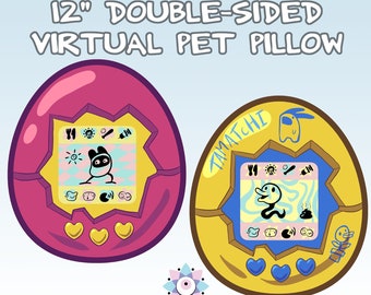 Double-Sided Virtual Pet Pillow