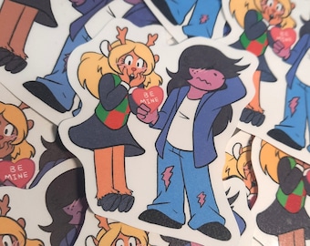 Susie and Noelle Valentines Stickers