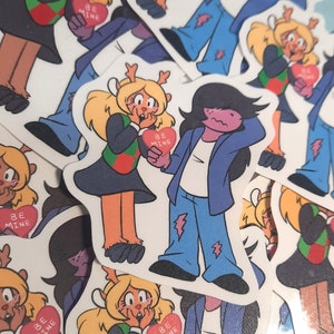 Susie and Noelle Valentines Stickers