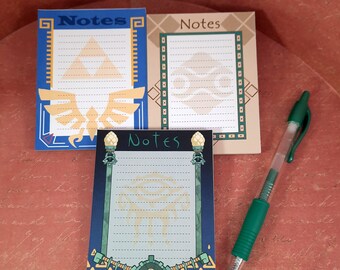 Zelda Memo Pads - Hylian, Gerudo, Zonai