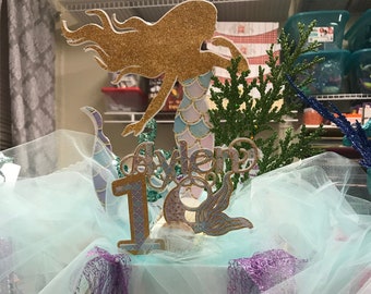 Party / Mermaid themed / Centerpieces