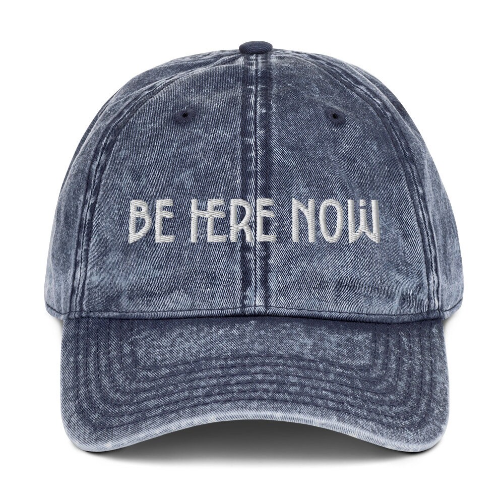 Vintage Cotton Twill Cap Mindfulness 