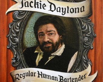 Jackie - Regular Human Bartender - Daytona - Vampire - 11x14" Art Print
