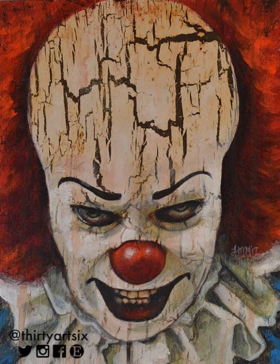 Pennywise Clown King Tim Curry -