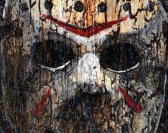 Jason - Friday - Horror - Painting 11x14 Art Print