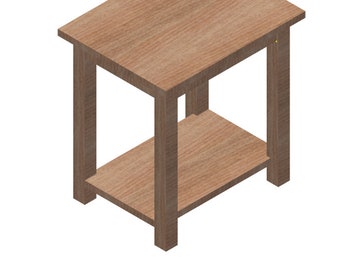 Bedside Table - Digital Plans