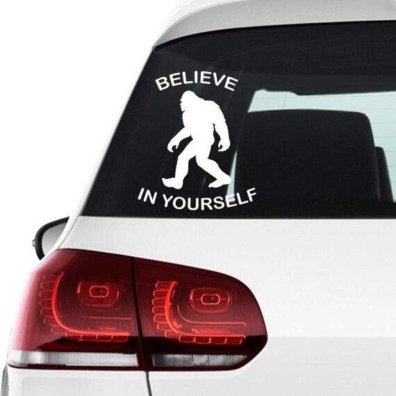 Bigfoot car decal deals