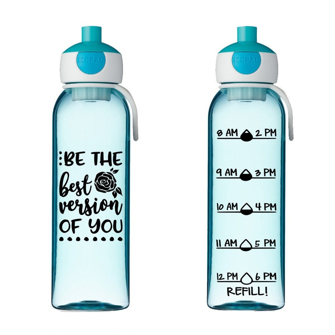 Best Version of You Water Bottle Decal Set Water Tracking Etsy