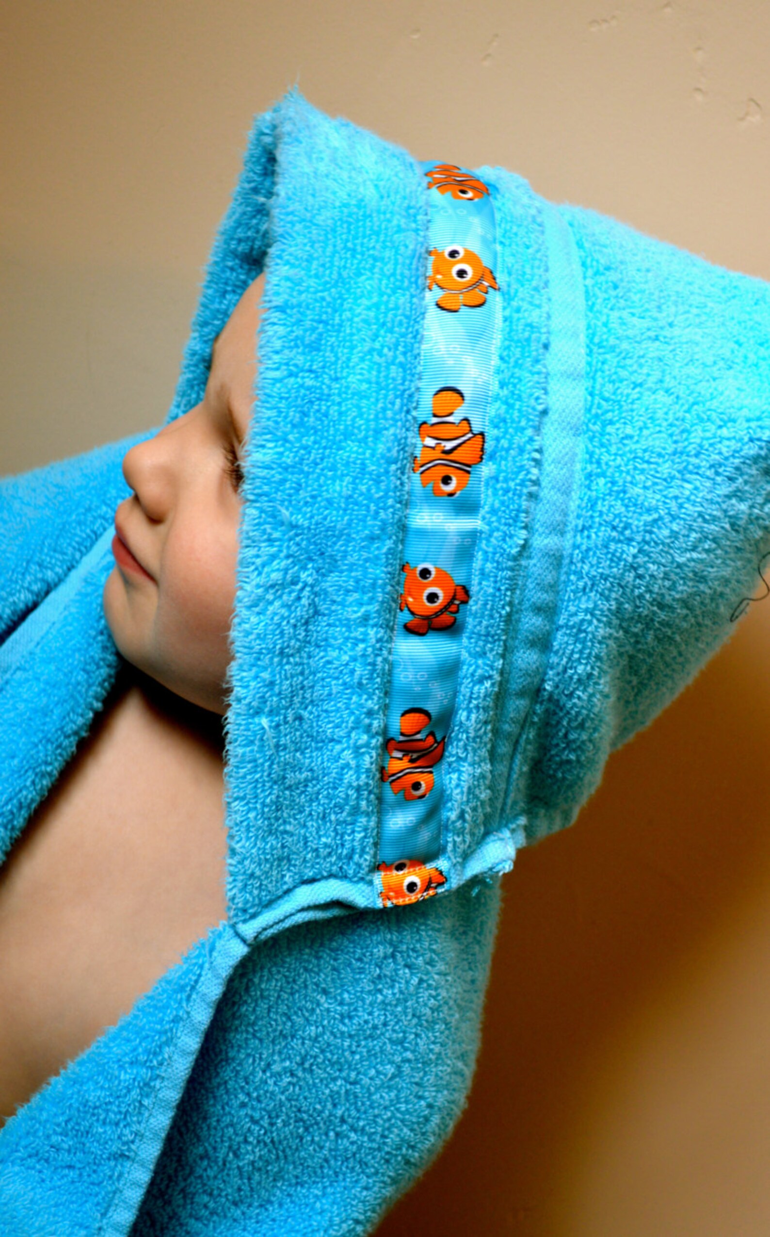 Adorable Children's Hooded Bath Towel Nemo pattern Etsy