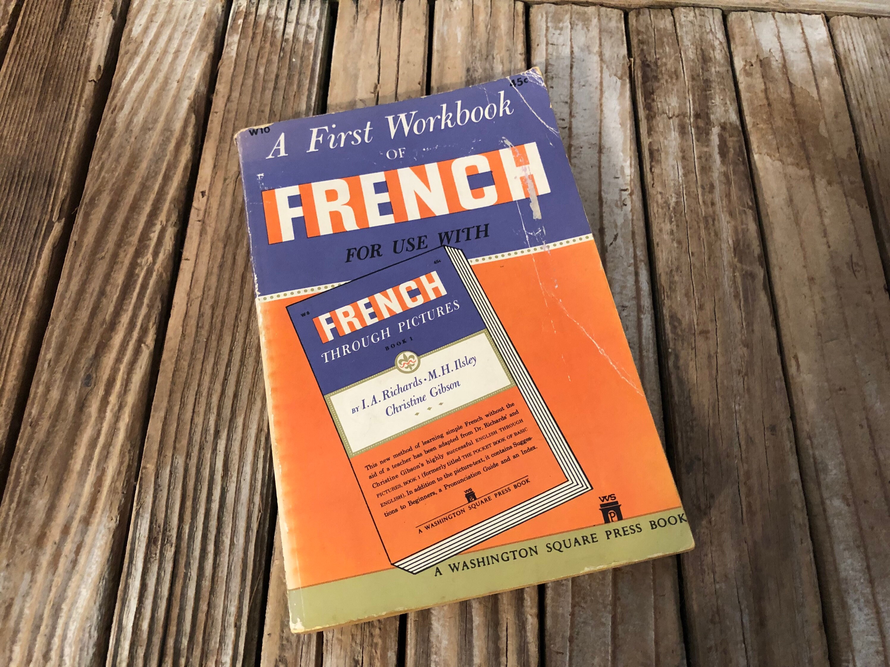 Vintage Book Titled A First Workbook of French for Use With - Etsy