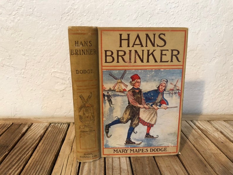 Vintage Book Titled Hans Brinker or The Silver Skates image 1