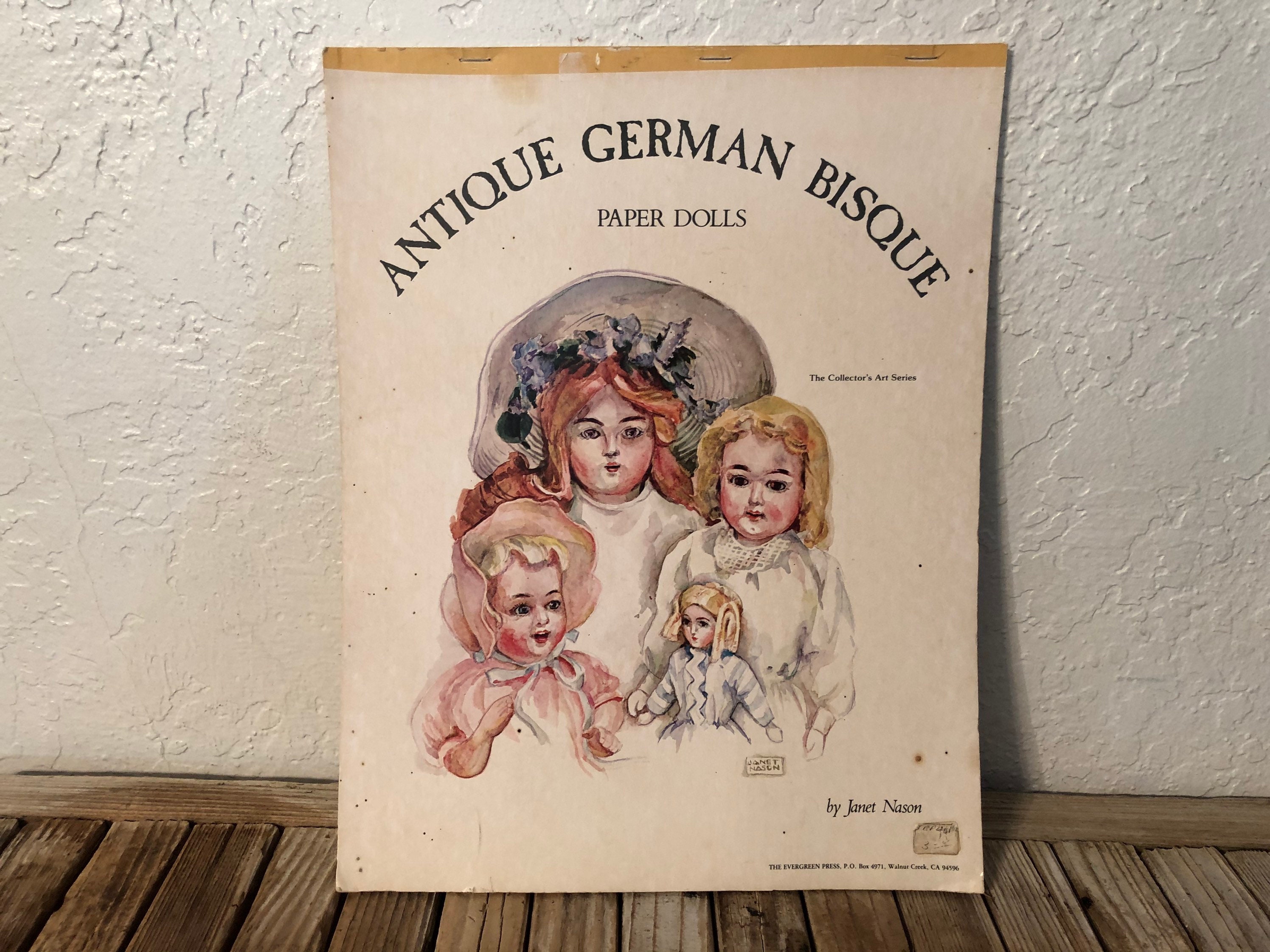 Vintage Book Titled Antique German Bisque Paper Dolls - Etsy