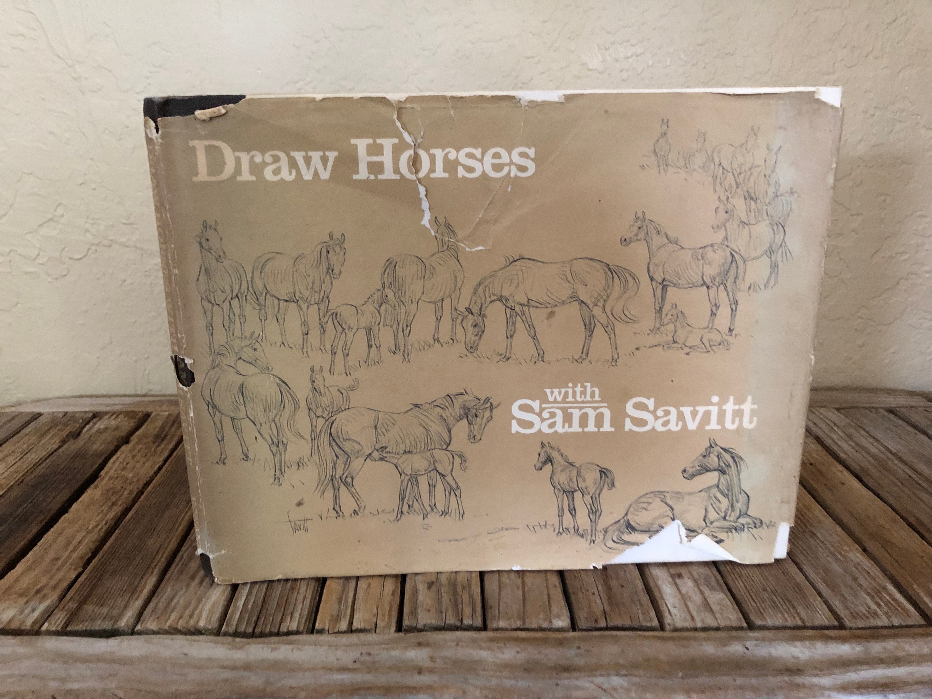 Vintage Book Titled Draw Horses With Sam Savitt - Etsy