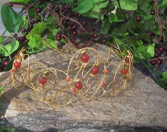 Wire wrap tiara | Etsy
