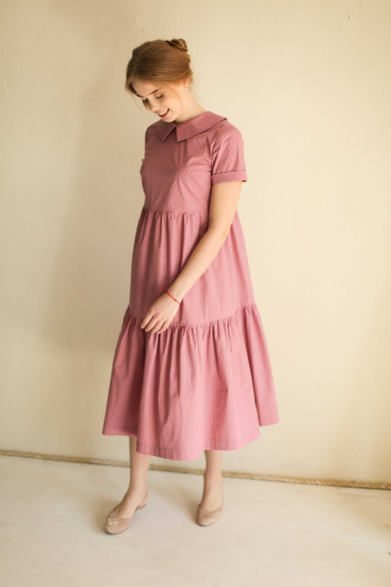 tea dress pink