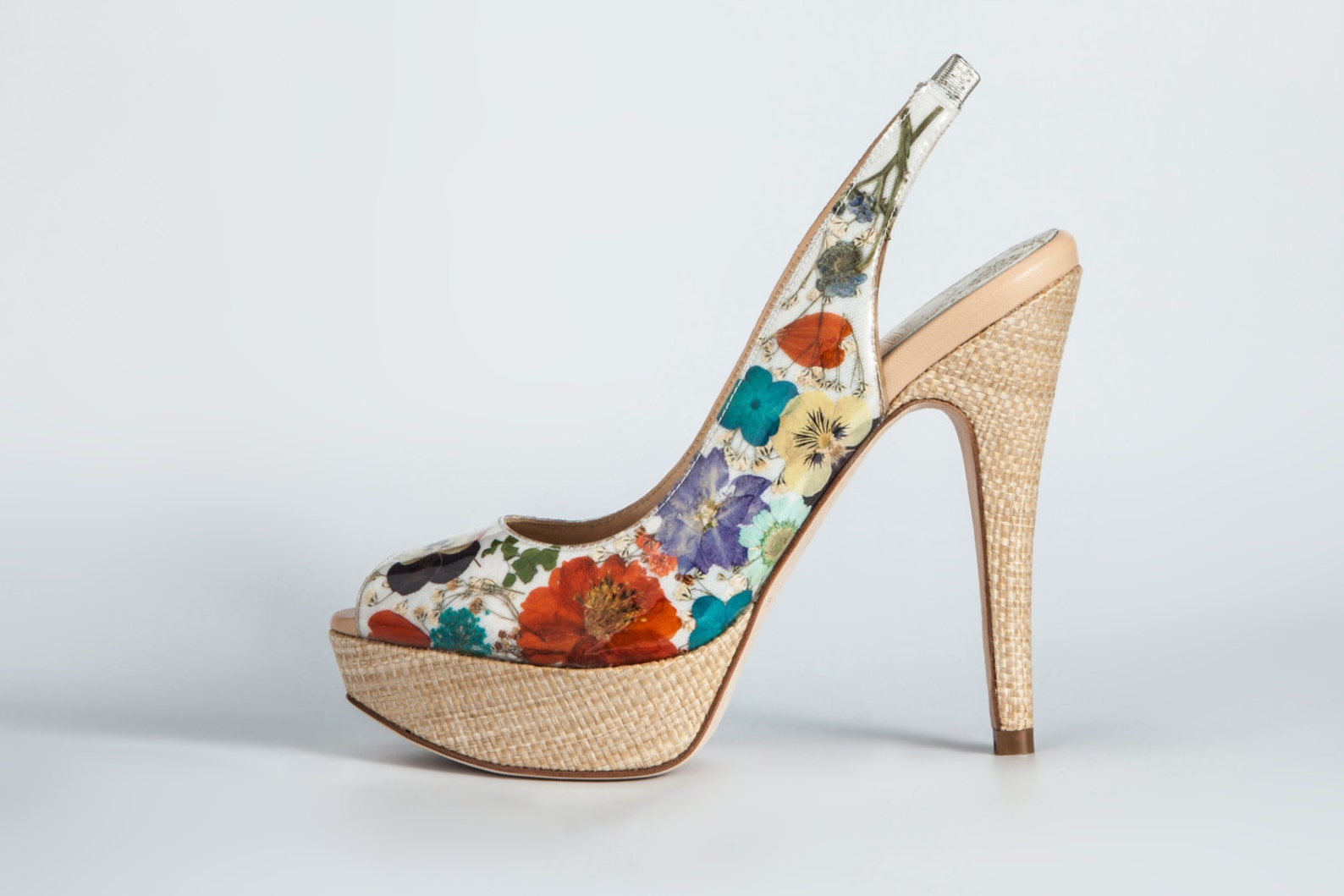 Floral Love: Patent Pending Shoes With Real Pressed Flowers. - Etsy