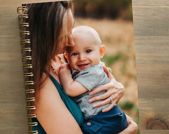 Custom Photo Notebook // Photo Gift // Wedding Photo Gift // Photo Notebook // Photo Journal // Trip Journal // Pregnancy Journal