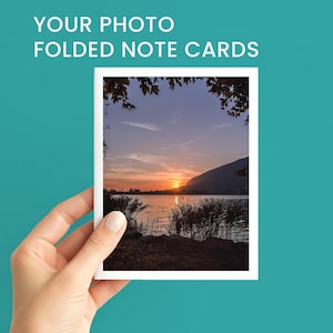 Custom Photo Notecards // Custom Photo Stationery // Photo Thank You Note // Wedding Thank You // Photo Card