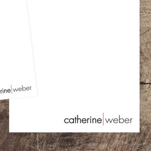 Personalized Notepad -- Chic Name // Personalized Stationery // Custom Notepad // Teacher Gift // Bridesmaid Gift // Custom Stationery