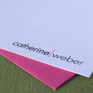 Flat Notecards, Custom Stationery, Custom Notecards, Personalized Stationery, Modern Note Cards, Gift for Her