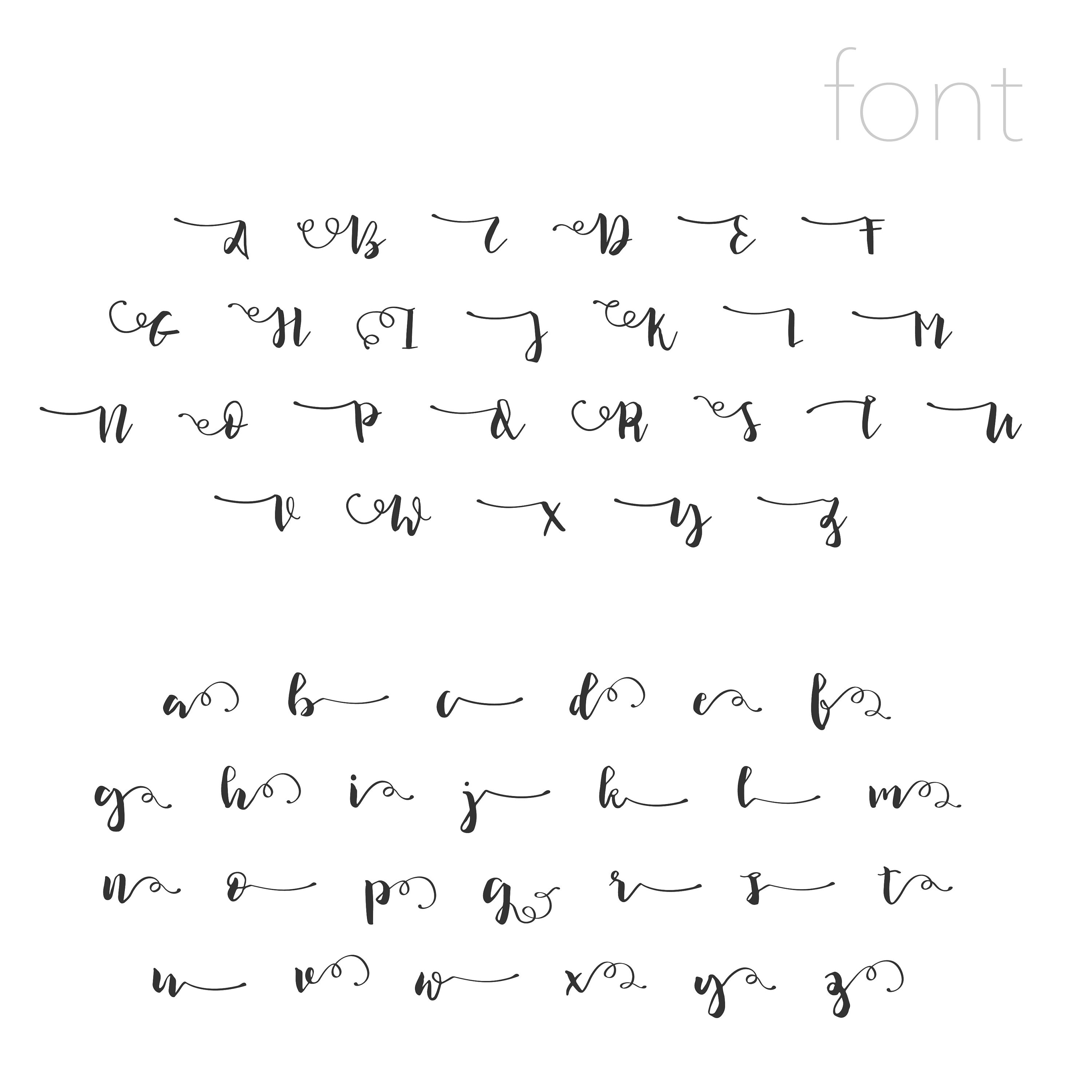 Flat Notecards -- Cursive Name, Custom Notecards, Personalized ...