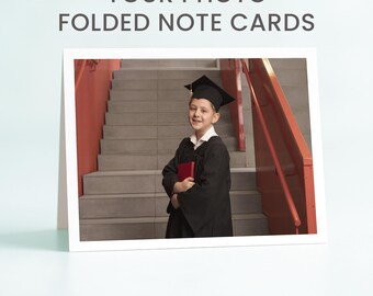 Graduation Thank You Note: Custom Note Card With Your Photo