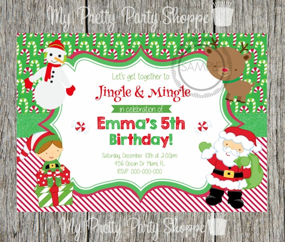 Kids Christmas Party Invitations 10