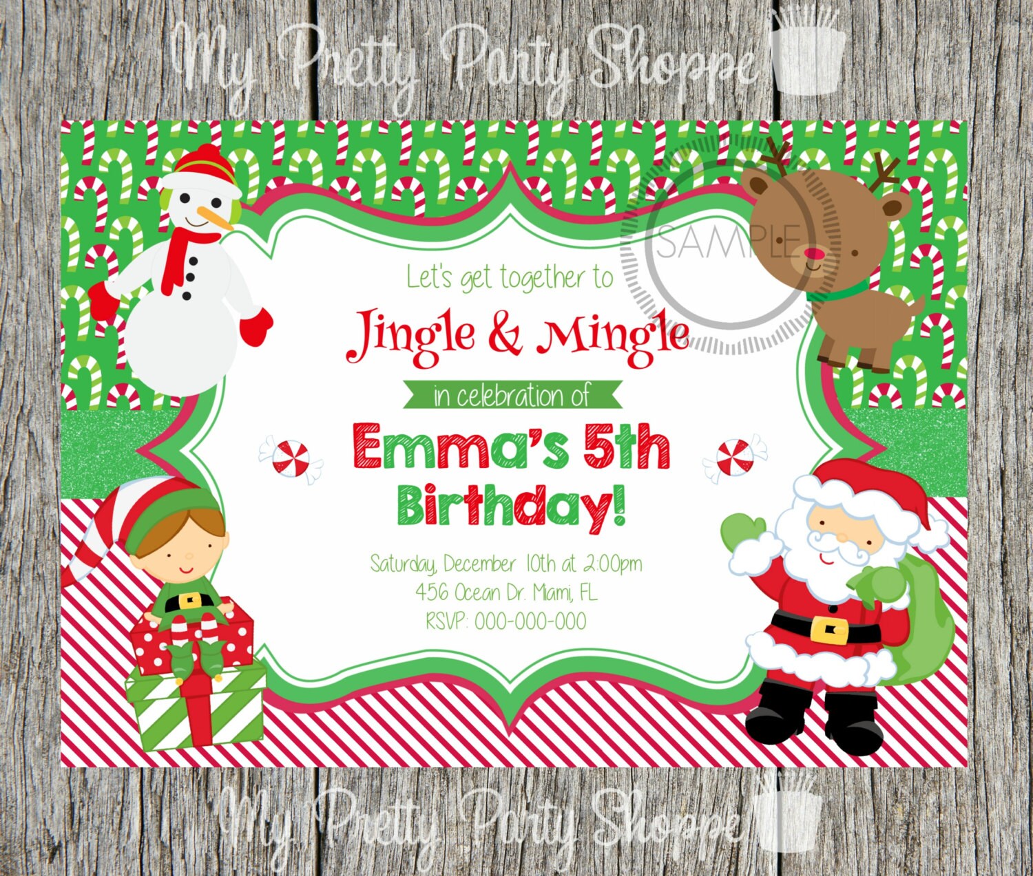 Etsy Invitations Kids Party 8