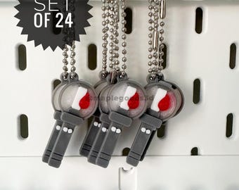 Vampire-Themed 3D Printed Lightstick Keychain Charms | Bulk Concert Freebies | Engene Gifts (24 or 5 pcs)