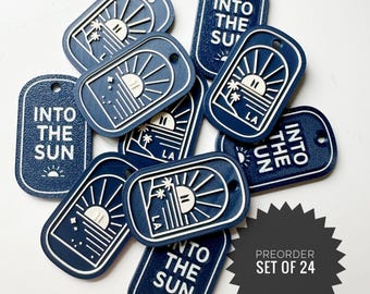 Into the Sun Sunset Keychain | 3D Printed Concert Freebie Charms (24 pcs)