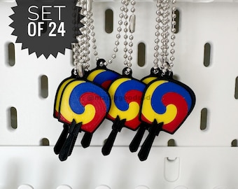 Korean Fan 2.0 Keychain Charm | Taegeuk Fan Charms | Concert Bulk Freebies (24 or 6 pcs)
